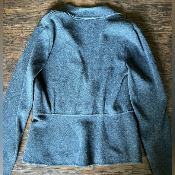 Gray Knit Blazer - Picture 5 of 5